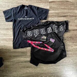 Apashe Jersey + shirt + as a perk, EDC Insomniac key chain &  lanyard & pins EDM